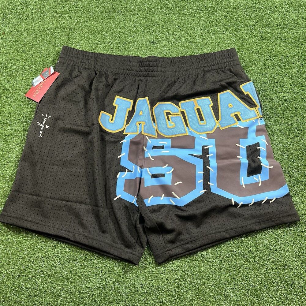 Travis Scott Mitchell And Ness Southern University Shorts Size XXL
